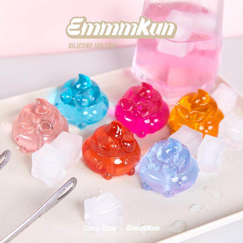 Emmm君食用级硅胶冰格系列盲盒创意卡通冰模器小可爱立体冰块模具