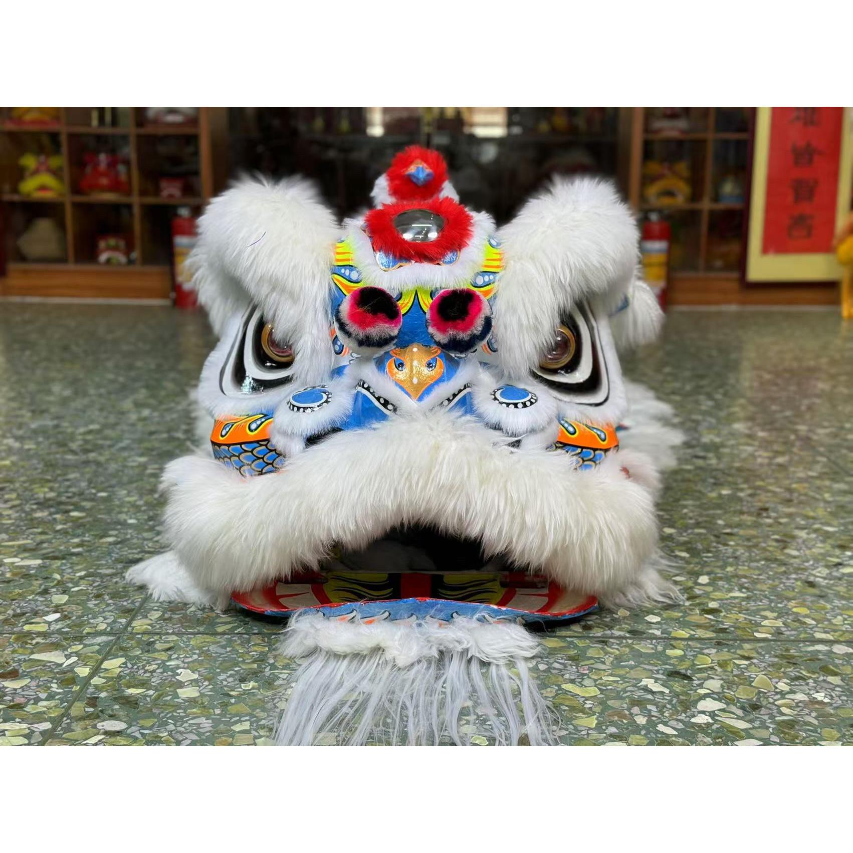广东南狮训练狮头南狮醒狮龙狮道具狮子毛装狮舞龙舞狮头