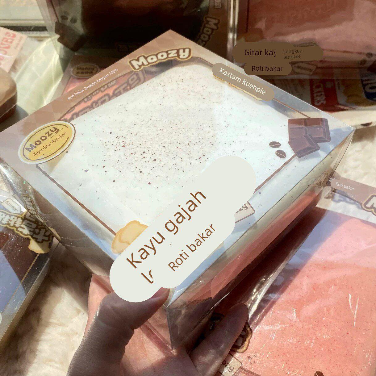 木吉粘粘吐司慢回弹湿软粘巧克力奶茶解压发泄squishy捏捏乐玩具