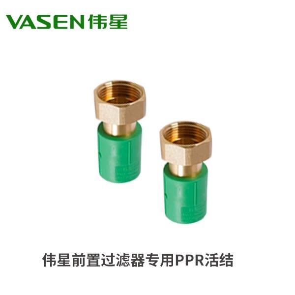 伟星前置过滤器配件专用PPR活接头4分/6分/1寸活动快接