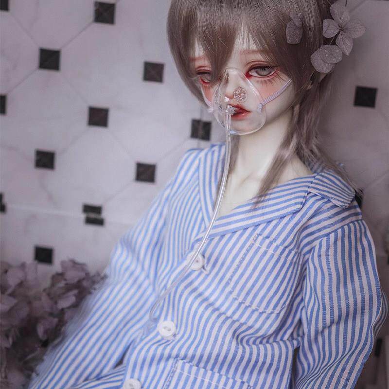 【三万院长】BJD娃衣病号服条纹制服壮叔普叔3分4分5分SD娃用