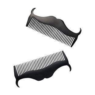 厂家现货男士面部胡子造型工具电木梳子口袋便携胡子梳山羊胡须梳