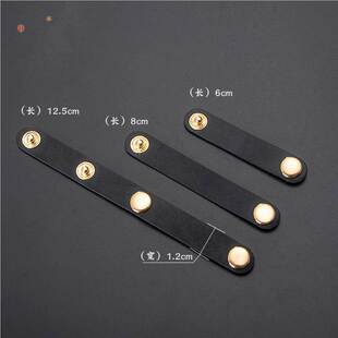 头层牛皮调节扣包带卡扣新款肩带缩短神器配件手提包固定真皮夹扣