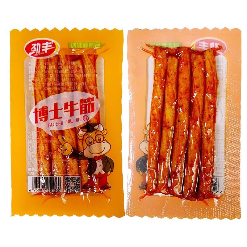 正宗辣条劲丰博士牛筋素牛