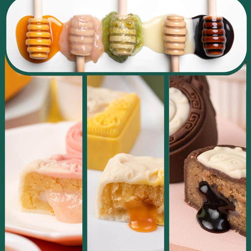 正宗苏王桃山皮馅5kg低糖蛋奶流心月饼半成品皮雪皮月饼原料商业