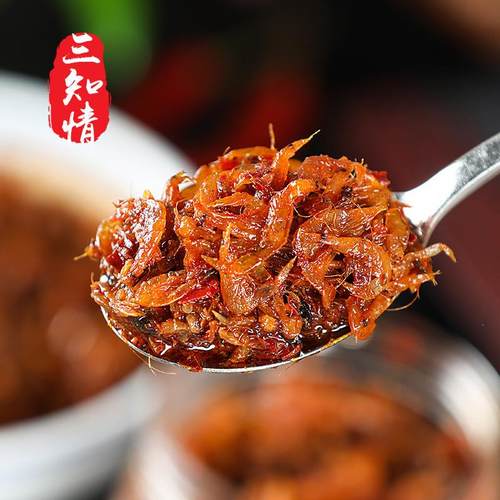 正宗香辣口味虾酱拌饭酱虾