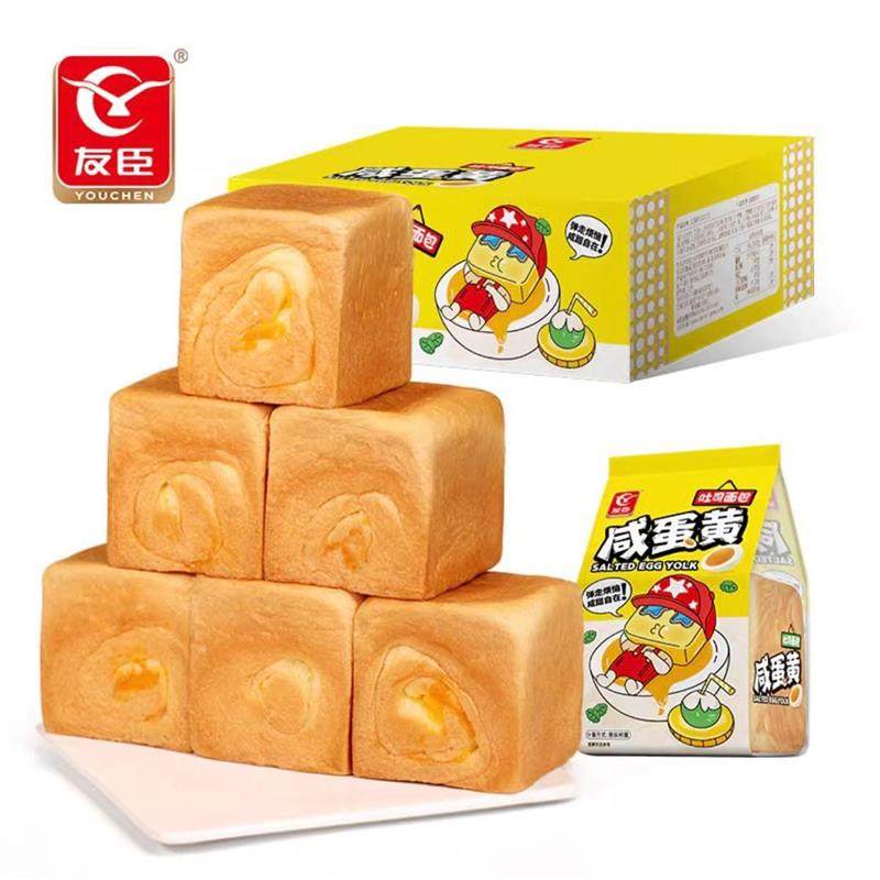 新货咸蛋黄吐司420g夹心