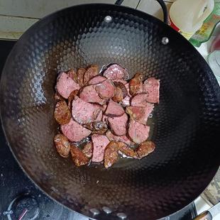 正宗猪血丸子湖南邵阳宝庆特产血粑圆子农家自制柴火烟熏贵州腊豆