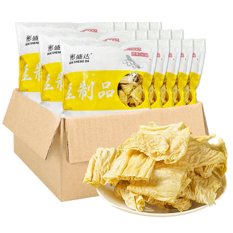 正宗干豆皮40袋装无盐粒油