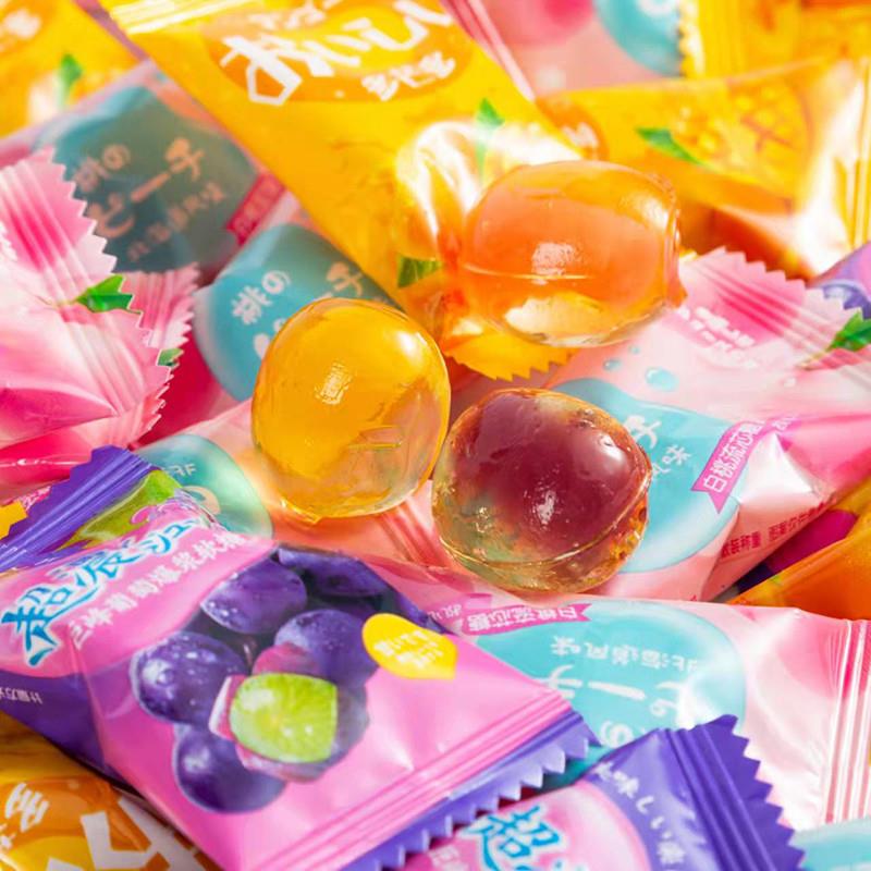 正宗uvoo水果味夹心爆浆软