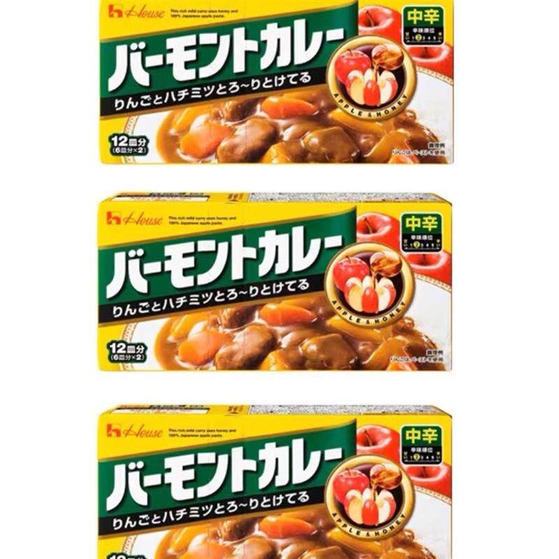 新货新日期咖喱块进口日本