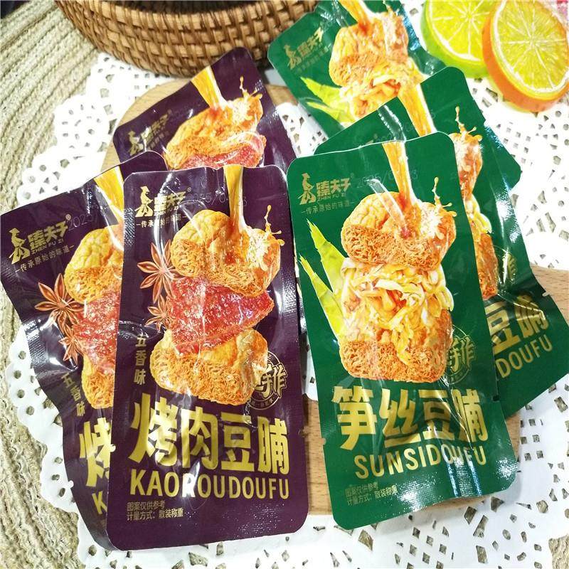 正宗笋丝豆脯烤肉豆脯五香味豆制品笋丝豆干豆腐干零食散装