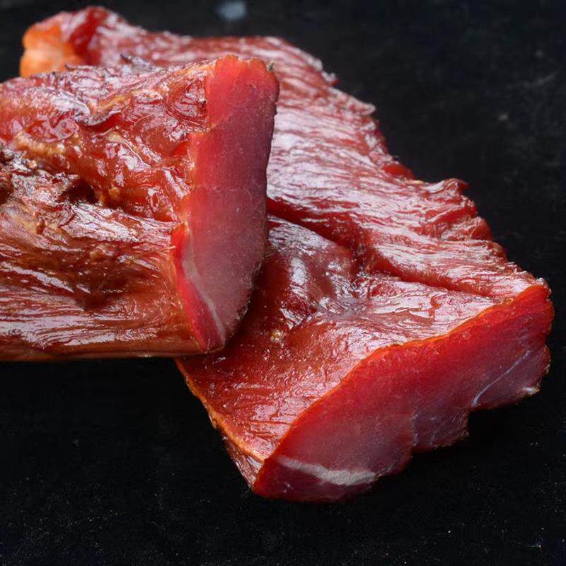 正宗烟熏全瘦肉里脊红腊肉