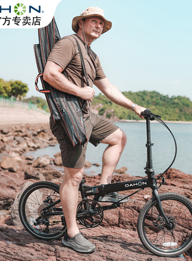 DAHON大行20寸变速折叠自行车超轻D8碟刹成人男女式单车KBA083