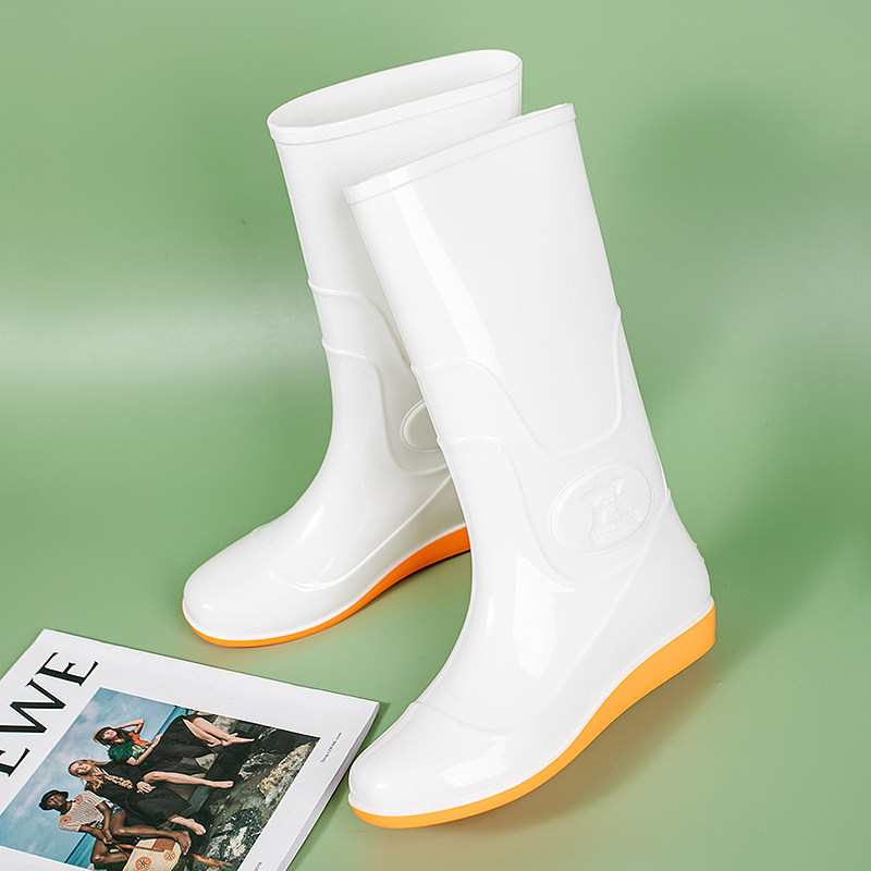 养殖场专用高筒雨鞋男女士加厚平底易清洗食品靴防水鞋加棉绒胶鞋,流行男鞋,雨鞋,淘宝优惠券,粉丝福利购,淘宝优惠卷