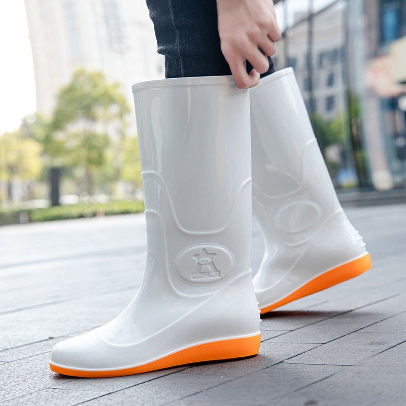 平底易清洗高筒食品靴养殖场防滑防水鞋男士女士耐磨防臭轻便胶鞋,流行男鞋,雨鞋,淘宝优惠券,粉丝福利购,淘宝优惠卷