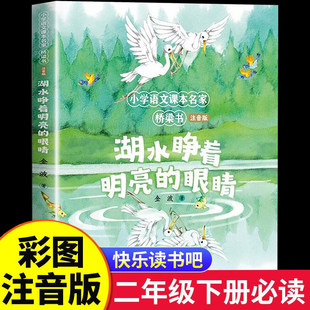 湖水睁着明亮的眼睛北京少年儿童出版社彩图注音版 七色花 愿望的实现 整本书共读 二年级下册必读课外书阅读书目书籍快乐读书吧
