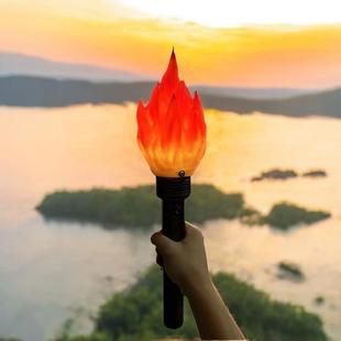 火把火炬道具装饰演出创意电子安全仿真火焰舞台节目开幕式运动会