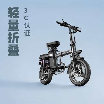 F9新国标电动自行车48V成人折叠式电动自行车跨境出口轻便