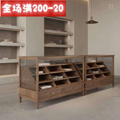 展览馆橱窗样品玻璃台桌展示柜博物馆展厅古董珠宝首饰店服装中岛