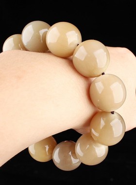 天然牦牛角手链男女藏式牛骨手串西藏腕珠念珠文玩民族风饰品