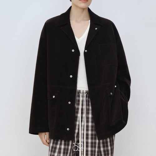 MAISON THER【25秋冬】重磅复古VTG洗水灯芯绒棉服外套经典夹克款