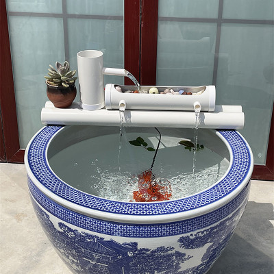 静音鱼缸过滤器小型家用水循环增氧流水器不插电瓷缸外置过滤设备