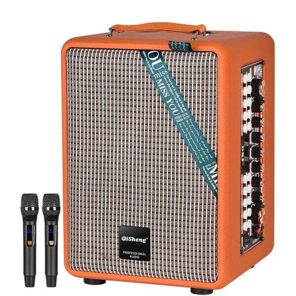 奇声皮质怀旧音箱大功率重广场舞音响移动家用K提便携式音箱扩音