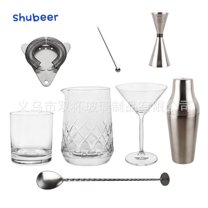 304不锈钢雪克杯调酒杯鸡尾酒调酒器套装酒吧工具酒具调酒师套装