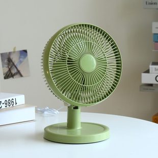 办公桌摇头电扇 桌面风扇小型家用台扇办公室静音学生宿舍插电款