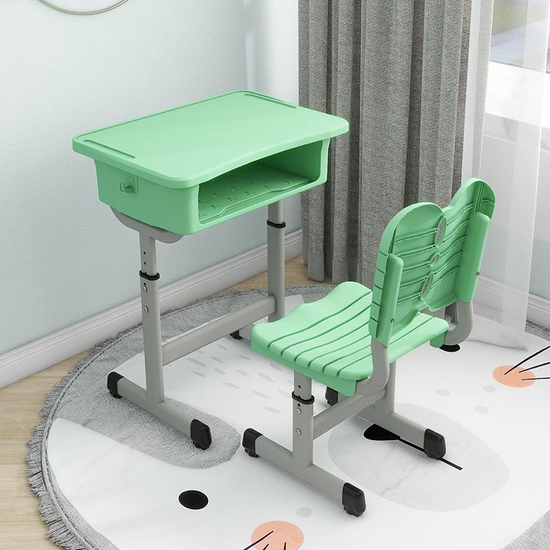 需定制中小学生课桌椅培训补习辅导班可升降书桌儿童家用ABS塑料