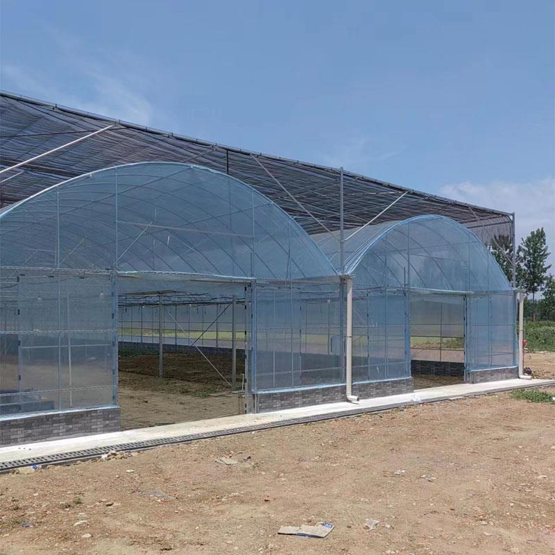 温室大棚骨架钢管养殖种植家用全套猪鸡舍钢架连栋配件简易蔬菜棚