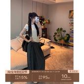 恋夏风休闲慵懒风百搭灰色直筒长裤 夏季 新款 HER 午后幻想