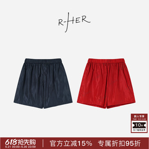 RHER STUDIO“速干短裤”夏季宽松三分短裤运动外穿时尚透气K0323