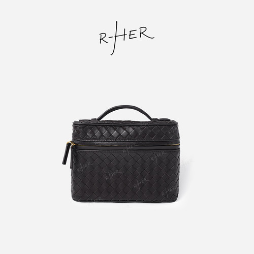 RHER STUDIO 羊皮编织时尚百搭简约单肩斜挎通勤手提包BBB03