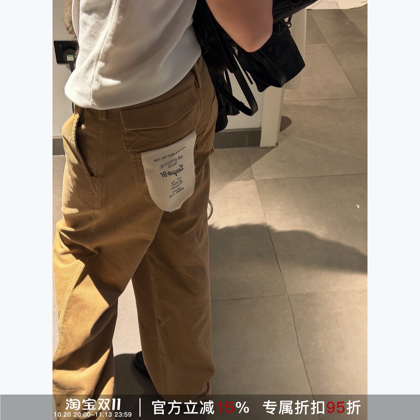 RHER STUDIO“诺森伯兰”100棉休闲裤立体直筒通勤百搭长裤K3042