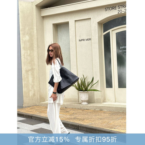 RHER STUDIO“慵懒休闲裤”夏季宽松百搭显瘦高腰直筒阔腿裤KYY02