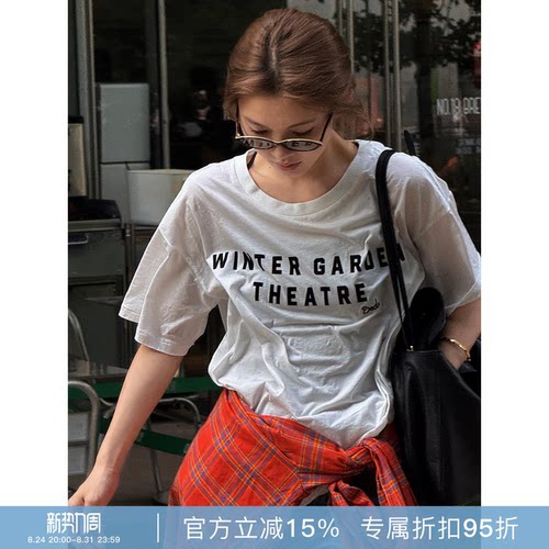 BODE花园100%棉显瘦短袖T恤