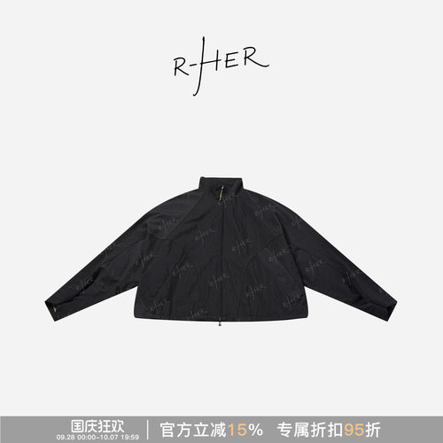 春夏凉感透气连帽短款棒球夹克女