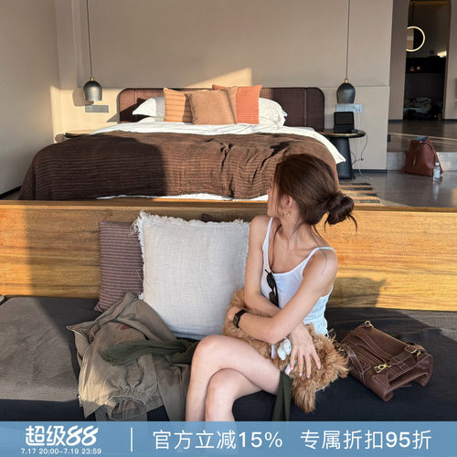 R-HER“假日”基础慵懒白色美背气质百搭打底修身针织衫背心