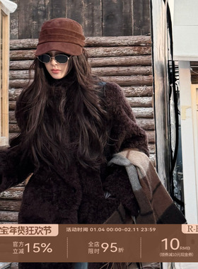 R-HER【羊毛立领衣】休闲立领羊毛气质百搭毛呢开衫上衣RZ50C1686