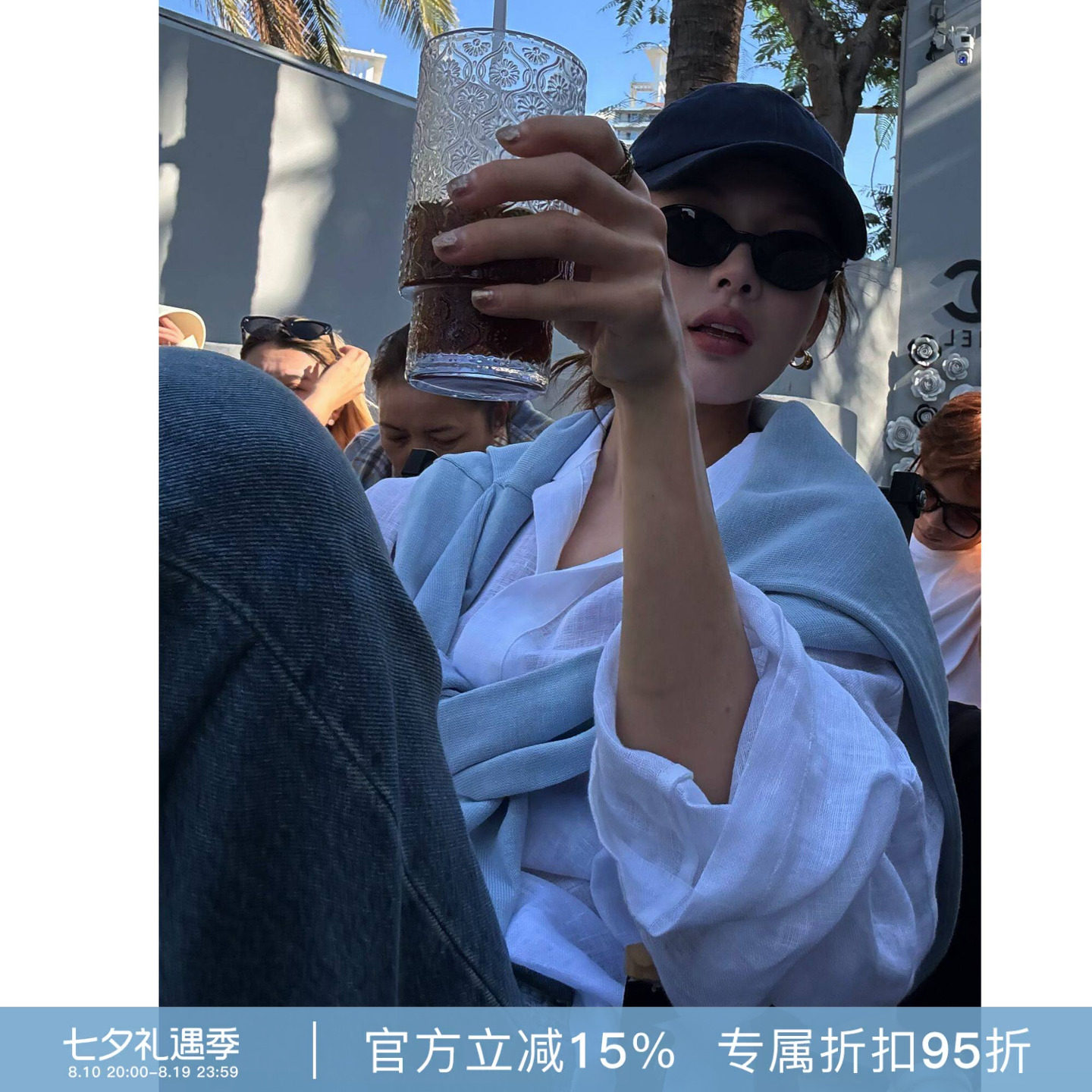RHER STUDIO“雾区白衫”翻领亚麻长袖衬衫简约宽松休闲上衣C855C