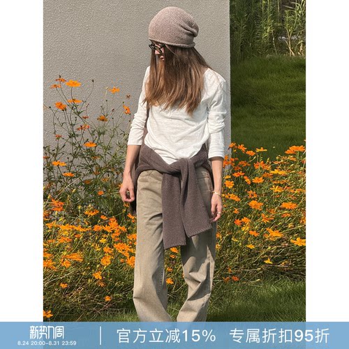 RHERSTUDIO100棉薄款长袖T恤