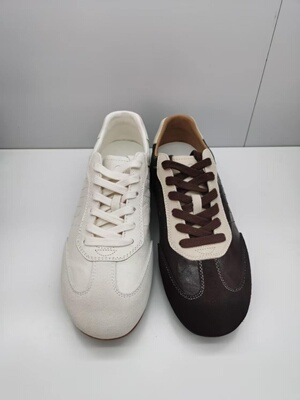 轩美诗2026新款真皮网面透气软底休闲鞋时尚运动鞋女鞋AR80009