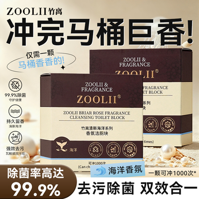 ZOOLII洁厕灵洁厕宝马桶清洁剂厕所强力除垢除臭留香蓝泡泡清洗剂