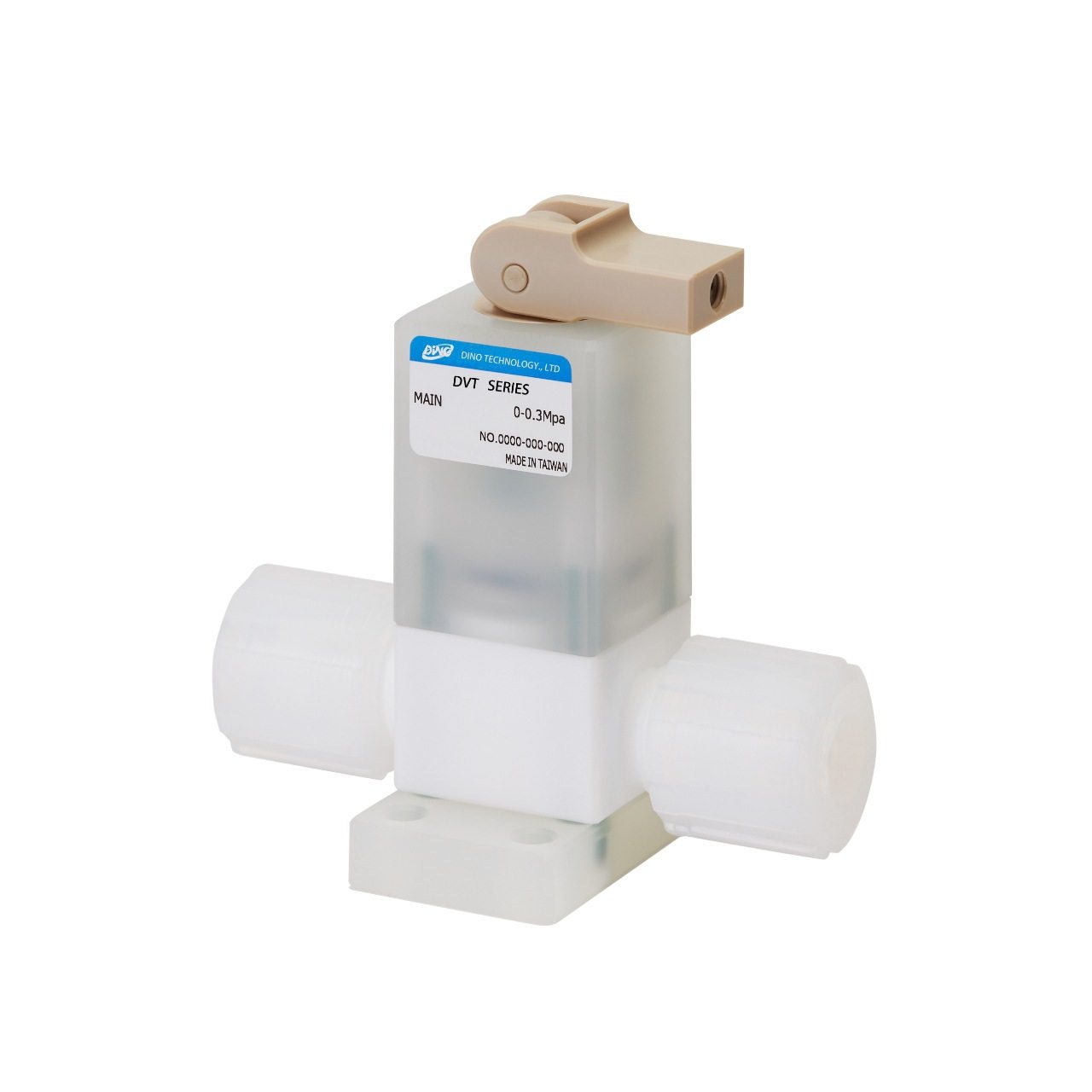 台湾DINO帝隆PFA气动隔膜阀手动阀截止阀逆止阀