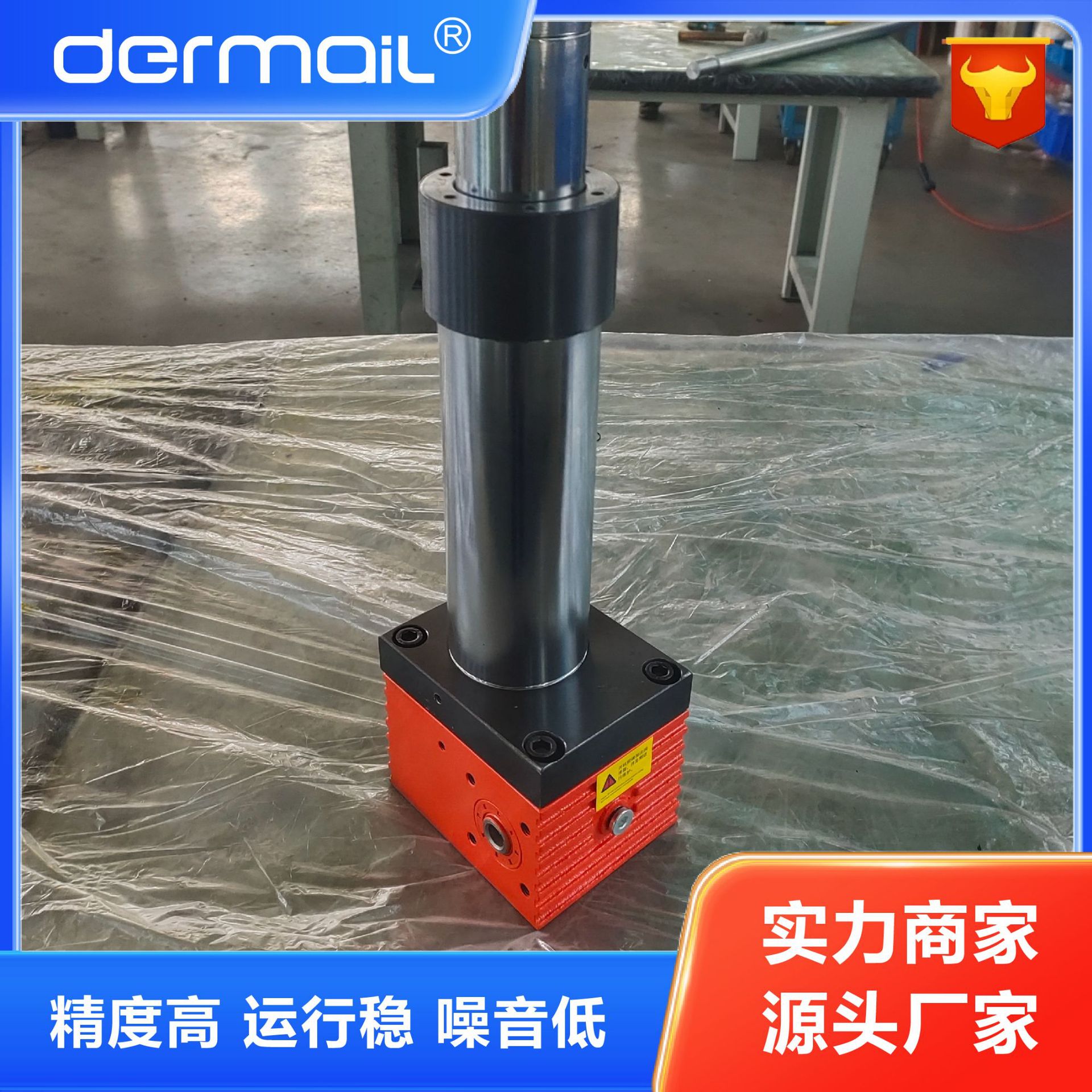 升降机推杆应用于油炸机生产线环保稳定精确定位电动同步升降