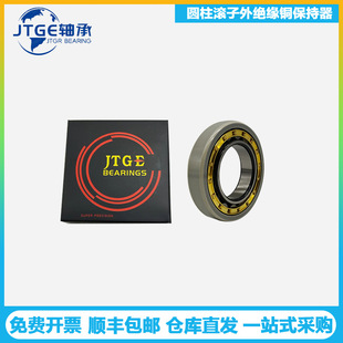 JTGE轴承NJ211EM N211EMC3VL2071圆柱滚子外绝缘轴承电机 NU211EM