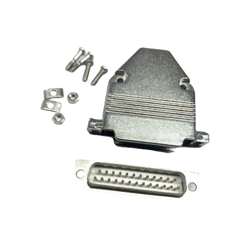 接线盒DB44金属壳 线缆电线 锌合金 串口db头电缆公座母座