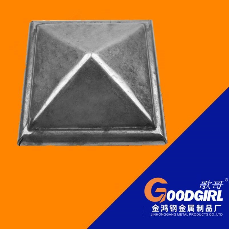 护栏围栏复古装饰花铁门配件铸造件冲压柱帽加厚大门铁花厂家直供